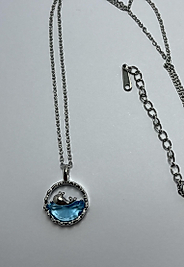 Silver renk Çelik kolye