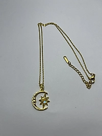 Gold renk Çelik kolye