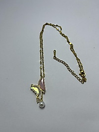 Gold renk Çelik kolye