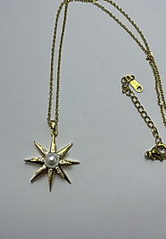 Gold renk Çelik kolye