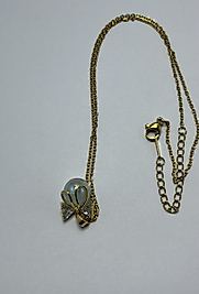 Gold renk Çelik kolye