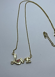 Gold renk Çelik kolye