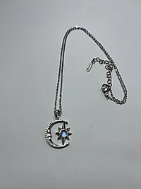 Silver renk Çelik kolye