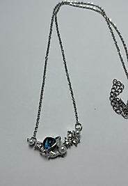 Silver renk Çelik kolye