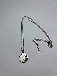 Silver renk Çelik kolye