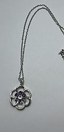 Silver renk Çelik kolye