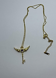 Gold renk Çelik kolye