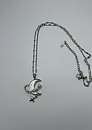 Silver renk Çelik kolye