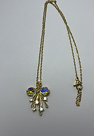 Gold renk Çelik kolye