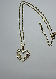 Gold renk Çelik kolye