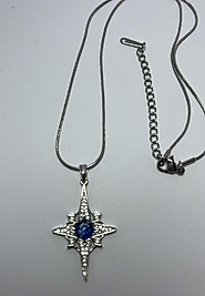 Silver renk Çelik kolye