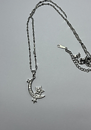 Silver renk Çelik kolye