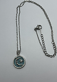 Silver renk Çelik kolye